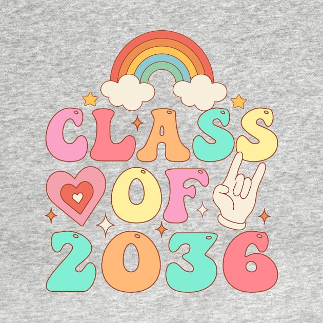 Class Of 2036 Groovy Retro by TheDesignDepot